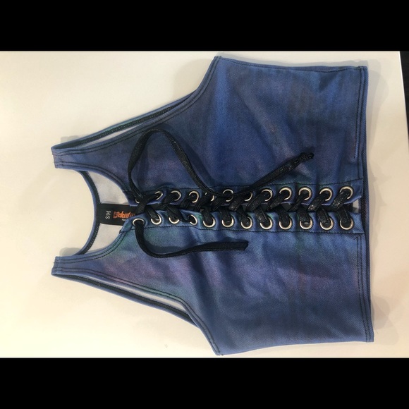 Rave crop top! Stretchy! - Picture 1 of 1